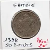Gambie 50 bututs 1998 TTB, KM.58 Boeuf Africain