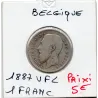 Belgique 1 Franc 1887 en Flamand TB, KM.29 Leopold II