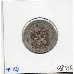 Belgique 1 Franc 1887 en Flamand TB, KM.29 Leopold II