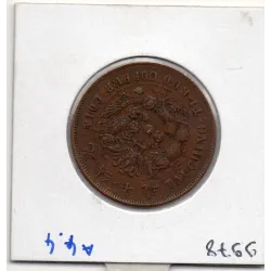 Chine 10 cash Hunan 1906 TTB, 5 vagues 10 queues