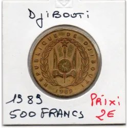 Djibouti 500 francs 1989 TTB, KM.27 Armories