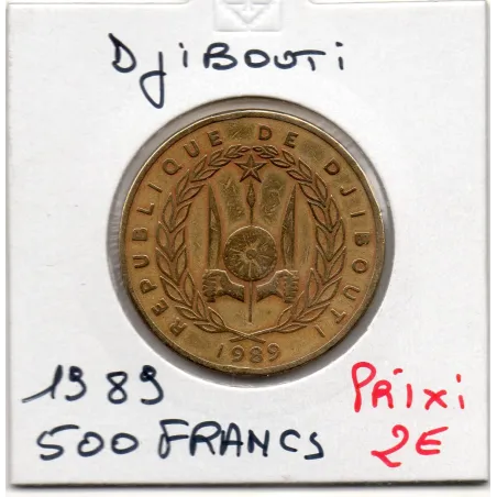 Djibouti 500 francs 1989 TTB, KM.27 Armories