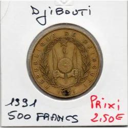 Djibouti 500 francs 1991 TTB, KM.27 Armories