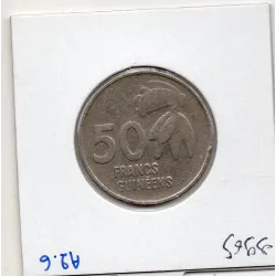 Guinée 50 francs guinéens 1994 TTB-, KM.63 Statue Nimba