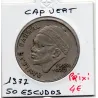 Cap Vert 50 Escudos 1977 TTB, KM 21 Hamilcar Cabral
