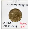Tchecoslovaquie 10 korun 1991 Sup, KM.153 Stephanik