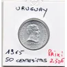 Uruguay 50 Centesimos 1965 Spl, KM.45 José Artigas