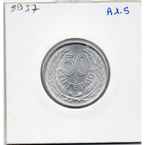 Uruguay 50 Centesimos 1965 Spl, KM.45 José Artigas