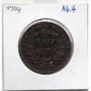 Inde Britannique 1/2 anna 1835 TB, KM 447 pièce de monnaie