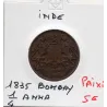 Inde Britannique 1/4 anna 1835 TTB, KM.446 EAST INDIA COMPANY