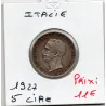Italie 5 Lire 1927  TTB,  KM.67 Vittorio emanvele III