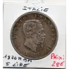 Italie 5 Lire 1874 M BN TTB,  KM.8 VITTORIO EMANUELE