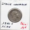 Italie centrale 1 Lire 1860 Firenze TB, KM.5a RE ELETTO