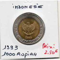 Indonésie 1000 rupiah 1993 Spl, KM.56 Palmier à Huile