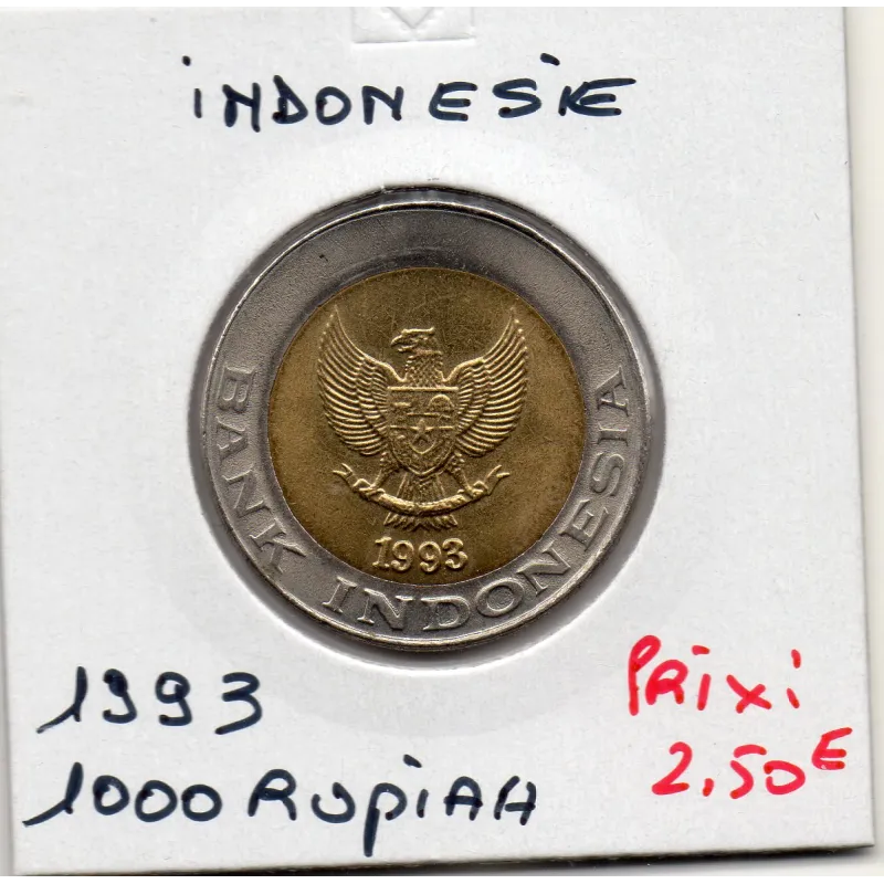 Indonésie 1000 rupiah 1993 Spl, KM.56 Palmier à Huile