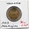 Indonésie 1000 rupiah 1993 Spl, KM.56 Palmier à Huile