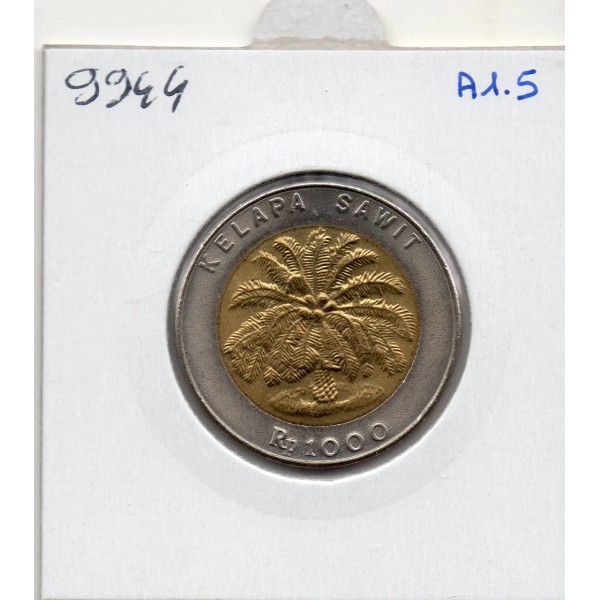 Indonésie 1000 rupiah 1993 Spl, KM.56 Palmier à Huile