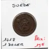 Suède 1 daler 1718 SM TTB, KM.359 PHOEBVS Karl XII