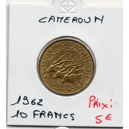 Cameroun  5 francs 1972 Spl, KM 1a pièce de monnaie