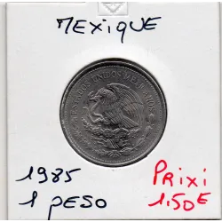 Mexique 1 Peso 1985 Spl, KM.496 Jose Moreios