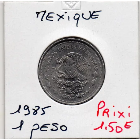 Mexique 1 Peso 1985 Spl, KM.496 Jose Moreios
