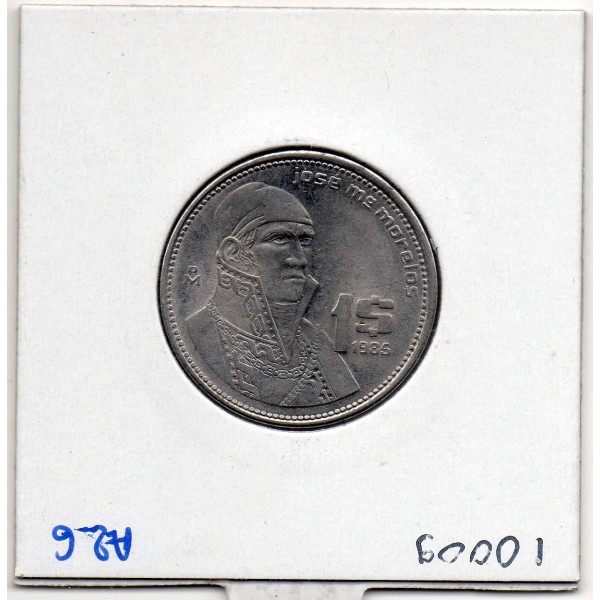 Mexique 1 Peso 1985 Spl, KM.496 Jose Moreios