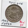Mexique 1 Peso 1962 TTB, KM.459 Morelos y Pavon