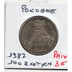 Pologne 100 Zlotych 1987 Spl, KM.167 Kazimierz III