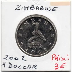 Zimbabwe 1 dollar 2002 Spl, KM.6a Monument national