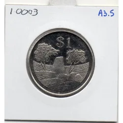 Zimbabwe 1 dollar 2002 Spl, KM.6a Monument national