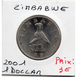 Zimbabwe 1 dollar 2001 Spl, KM.6a Monument national
