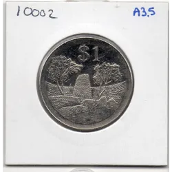 Zimbabwe 1 dollar 2001 Spl, KM.6a Monument national