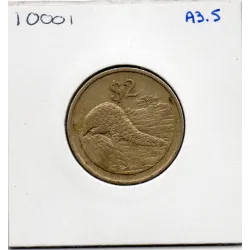 Zimbabwe 2 dollars 1997 TTB, KM.12 Pangolins