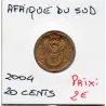 Afrique du sud 20 cents 2004 Spl KM.328 AFRIKA BORWA