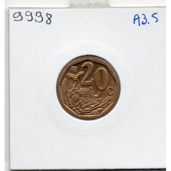 Afrique du sud 20 cents 2004 Spl KM.328 AFRIKA BORWA