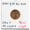 Afrique du sud 10 cents 2007 Spl KM.341 AFRIKA UMZANTSI