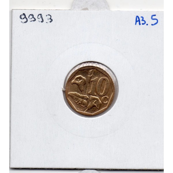 Afrique du sud 10 cents 2002 Spl KM.269 AFRIKA DZONGA