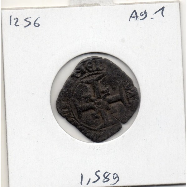 Niquet au léopard Henri V de Lancastre (1421) TB