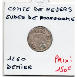 Nivernais, Comté de Nevers, Eudes de bourgogne (1260) denier
