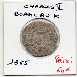 Blanc au K Charles V (1365) TTB