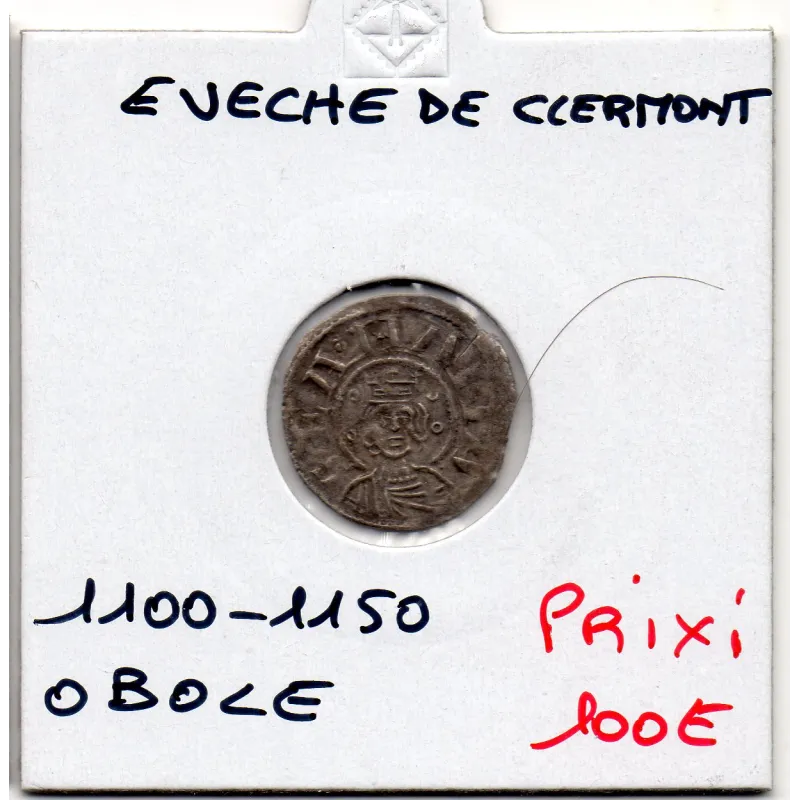 Auvergne, évêché de Clermont, anonyme (1100-1150) Obole Auvergne, évêché de Clermont, anonyme (1100-1150) Obole