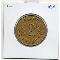 Islande 2 Kronur 1946 TTB, KM.13 Armoirie