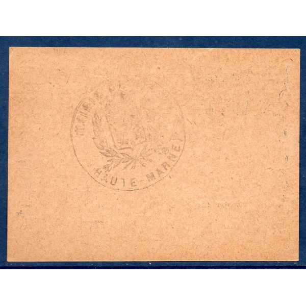 Bon ville Wassy 25 centimes, Spl, 8.1917 Pirot 52-54 Billet