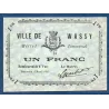 Bon ville Wassy 1 franc, Spl, 4.1917 Pirot 52-51 Billet