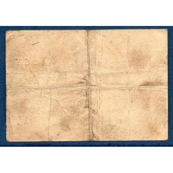 Bon ville Wassy 1 franc, TB, 10.1915 Pirot 52-35 Billet