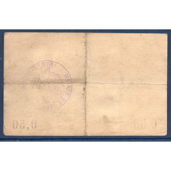 Bon ville Wassy 50 centimes, TTB, 10.1915 Pirot 52-31 Billet