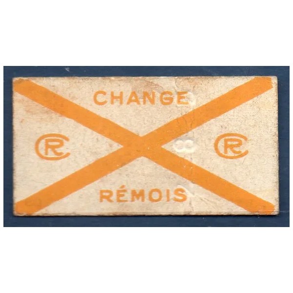 Bon Change Rémois (Reims) 50 centimes, TB, ND Pirot 51-44 Billet