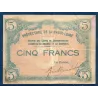 Bon Prisonnier de guerre Haute-Loire 5 franc, TB, 1.3.1916 Pirot 43-06b Billet
