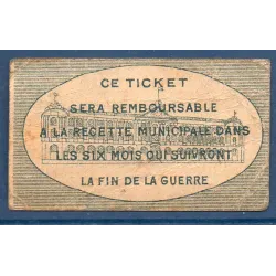Bon ville Toulouse 5 centimes, TB, ND Pirot 31-179 Billet