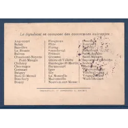 Bon région Sedan 2 francs, TTB, 26.2.1916 Pirot 08-284 Billet